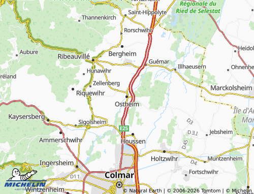 Mapa MICHELIN Ostheim - ViaMichelin