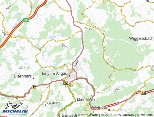 Carte MICHELIN Rengers - ViaMichelin
