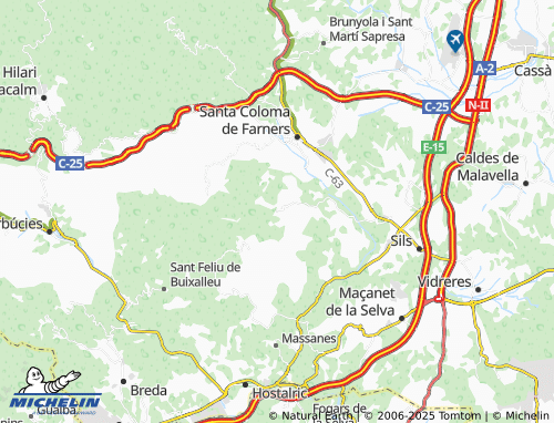 MICHELIN l'Esparra map - ViaMichelin