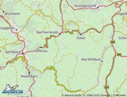 MICHELIN Oberes Gaistal map - ViaMichelin