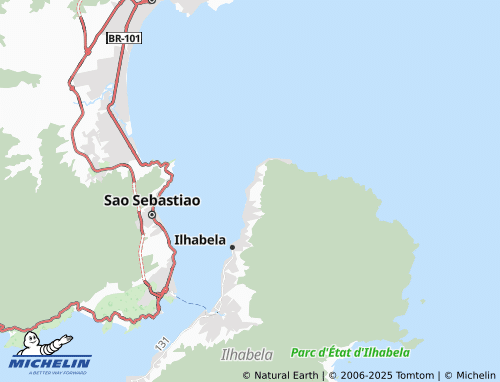 MICHELIN Ponta Azeda map - ViaMichelin