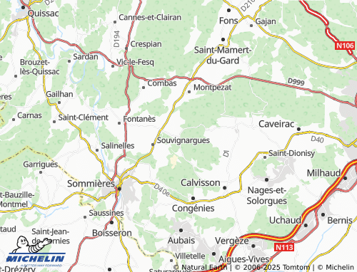 MICHELIN Saint-Étienne d'Escattes map - ViaMichelin