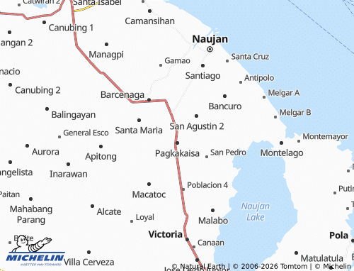 MICHELIN Malinao map - ViaMichelin