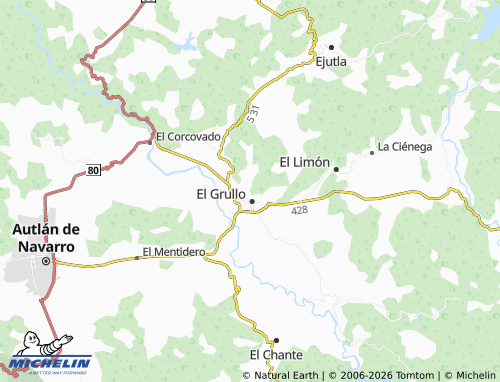 MICHELIN-Landkarte Charco de Los Adobes - ViaMichelin