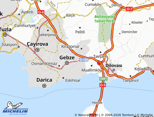Mappa MICHELIN Sultan Orhan - ViaMichelin