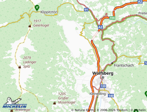 Mapa MICHELIN Weißenbach - ViaMichelin