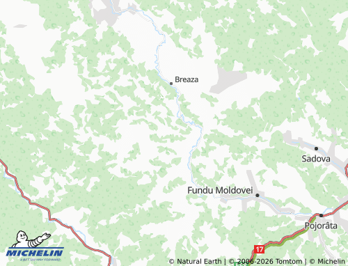 Mappa MICHELIN Botușel - ViaMichelin