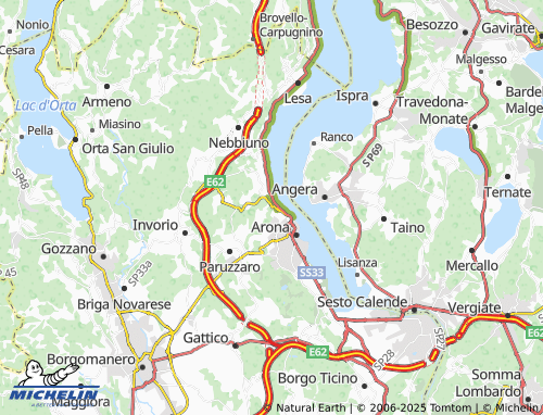 MICHELIN San Carlo map - ViaMichelin