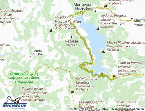 MICHELIN Rafina map - ViaMichelin