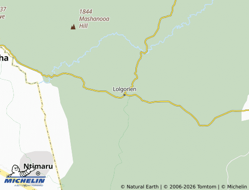 MICHELIN Lolgorien map - ViaMichelin