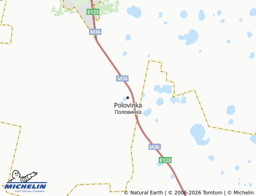MICHELIN-Landkarte Polovinka - ViaMichelin