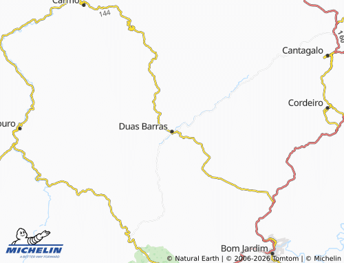 Mapa MICHELIN Duas Barras - ViaMichelin