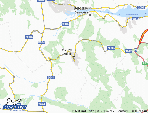 MICHELIN-Landkarte Avren - ViaMichelin