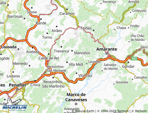 Mapa MICHELIN Manhufe - ViaMichelin