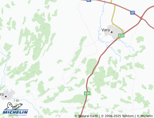 MICHELIN Korsmaden map - ViaMichelin