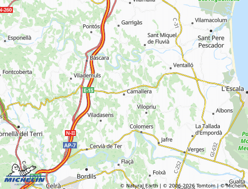 Carte MICHELIN Camallera - ViaMichelin