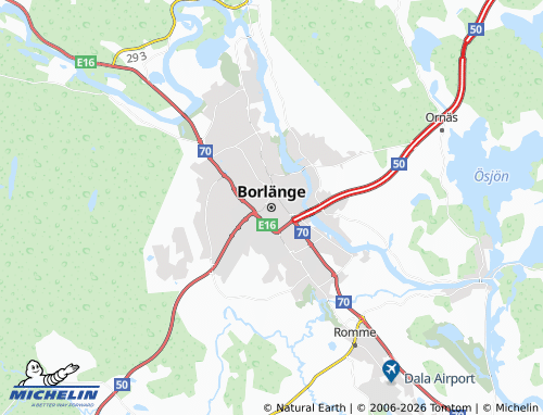 MICHELIN Borlänge map - ViaMichelin