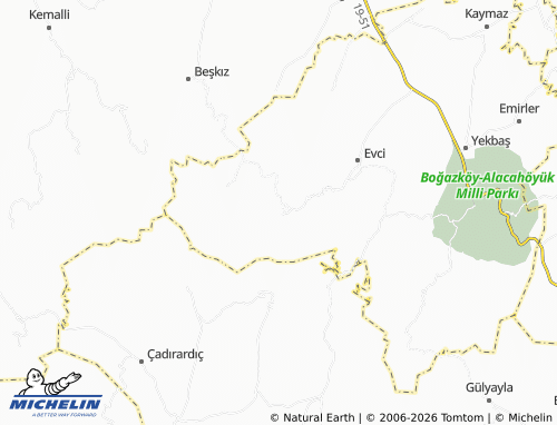 MICHELIN Örenkaya map - ViaMichelin