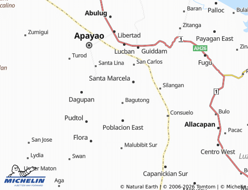 MICHELIN Sipa Proper map - ViaMichelin
