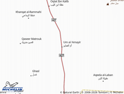 MICHELIN-Landkarte Um al-'Amayir - ViaMichelin