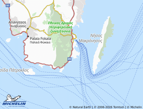 Mapa MICHELIN Kato Poseidonia - ViaMichelin