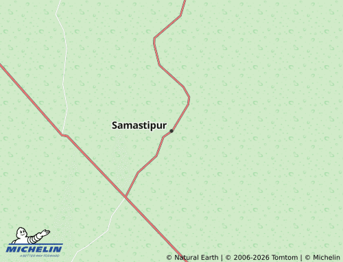Carte MICHELIN Samastipur - ViaMichelin