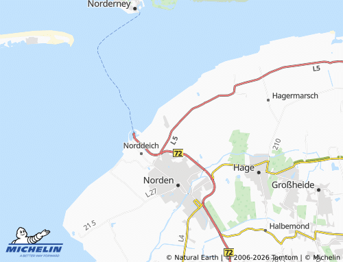 MICHELIN Westerloog map - ViaMichelin