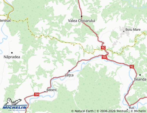 Mappa MICHELIN Toplița - ViaMichelin
