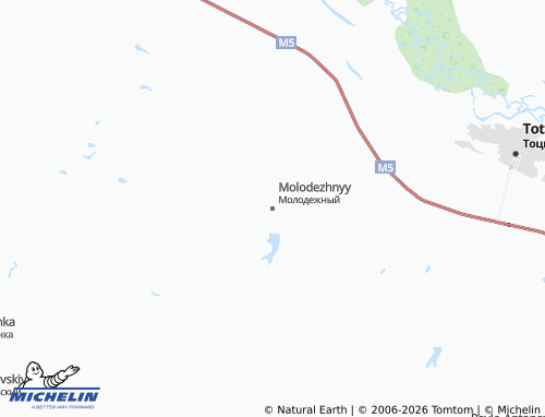 MICHELIN-Landkarte Molodezhnyy - ViaMichelin