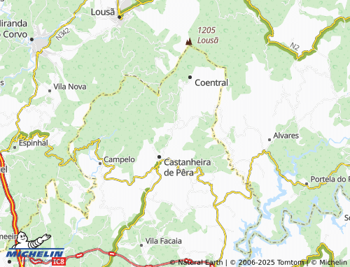 Mapa MICHELIN Sapateira - ViaMichelin
