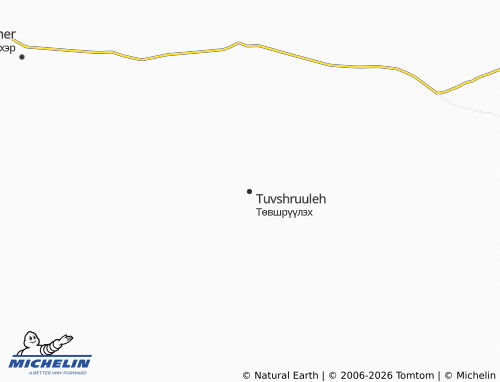 MICHELIN-Landkarte Tuvshruuleh - ViaMichelin