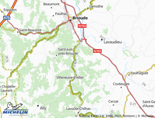 Carte MICHELIN Champlong - ViaMichelin