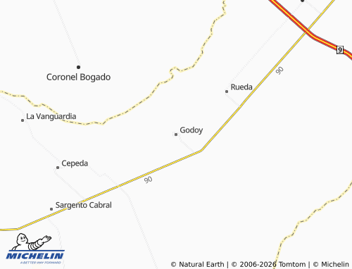 Carte MICHELIN Godoy - ViaMichelin