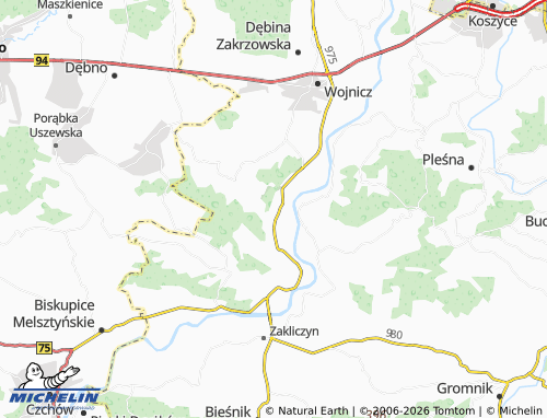 MICHELIN Sukmanie map - ViaMichelin