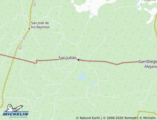 MICHELIN San Julián map - ViaMichelin