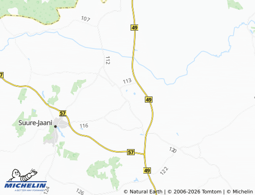 Kaart MICHELIN Olustvere - ViaMichelin