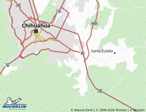 MICHELIN Ampliación 11 de Febrero map - ViaMichelin
