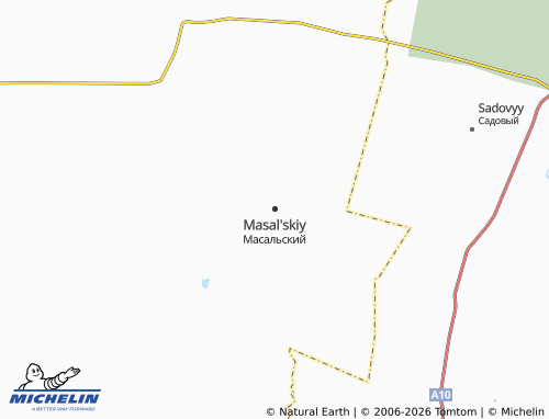 MICHELIN-Landkarte Masal'skiy - ViaMichelin