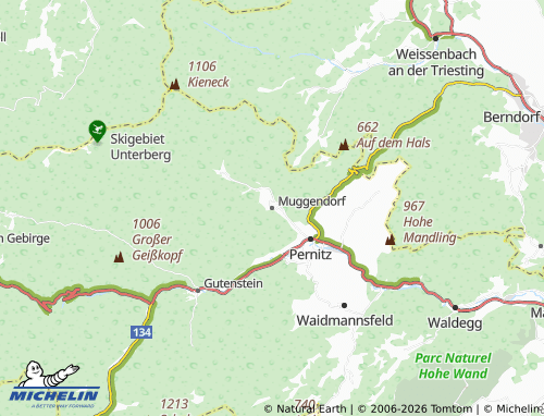 MICHELIN Muggendorf map - ViaMichelin