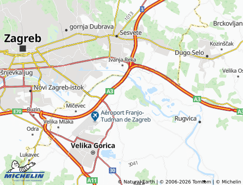 Mapa MICHELIN Ščitarjevo - ViaMichelin