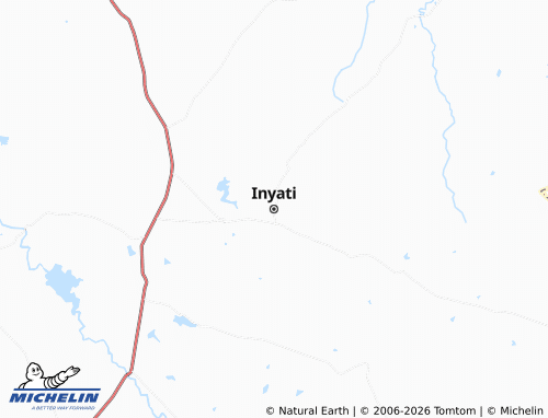Mapa MICHELIN Inyati - ViaMichelin