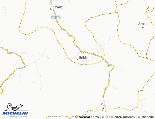 Mappa MICHELIN Erikli - ViaMichelin