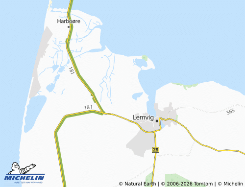 Mapa MICHELIN Tørring - ViaMichelin
