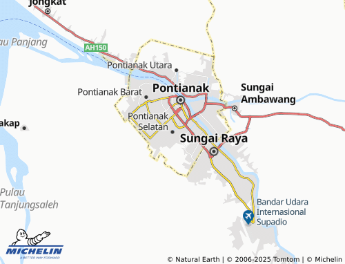 MICHELIN Pontianak Selatan map - ViaMichelin