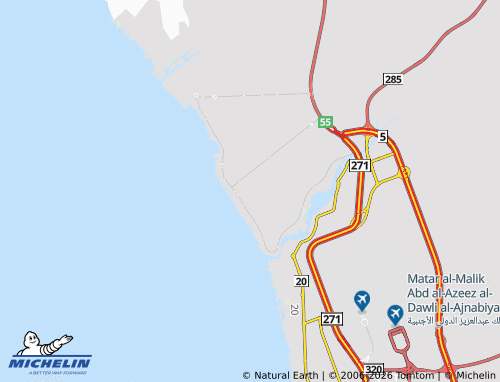 Carte MICHELIN alamawaj - ViaMichelin