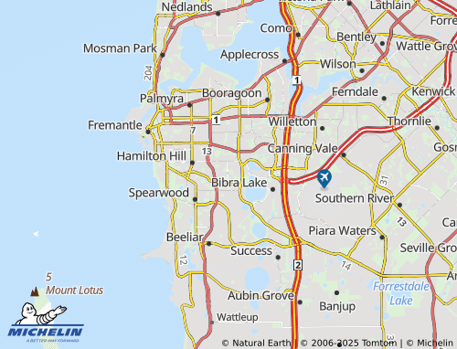 MICHELIN Coolbellup map - ViaMichelin