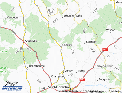 Mappa MICHELIN Chailley - ViaMichelin