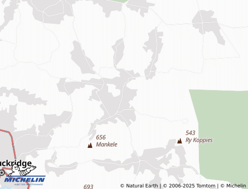 MICHELIN Godide map - ViaMichelin