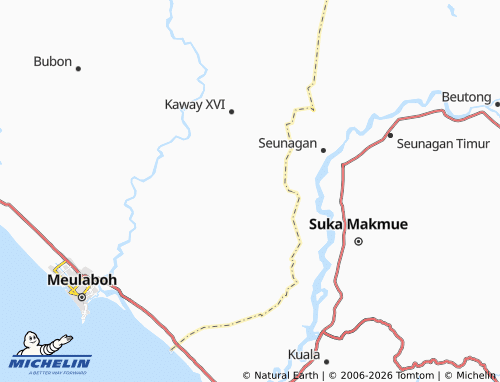 Mapa MICHELIN Pucok Reudeup - ViaMichelin