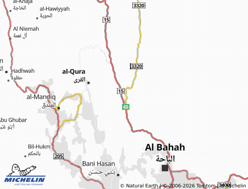 MICHELIN-Landkarte al-Ghuyoum - ViaMichelin
